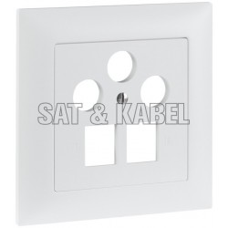 Abdeckpl. 3x Koax, 2x RJ45 SAT EDIZIO